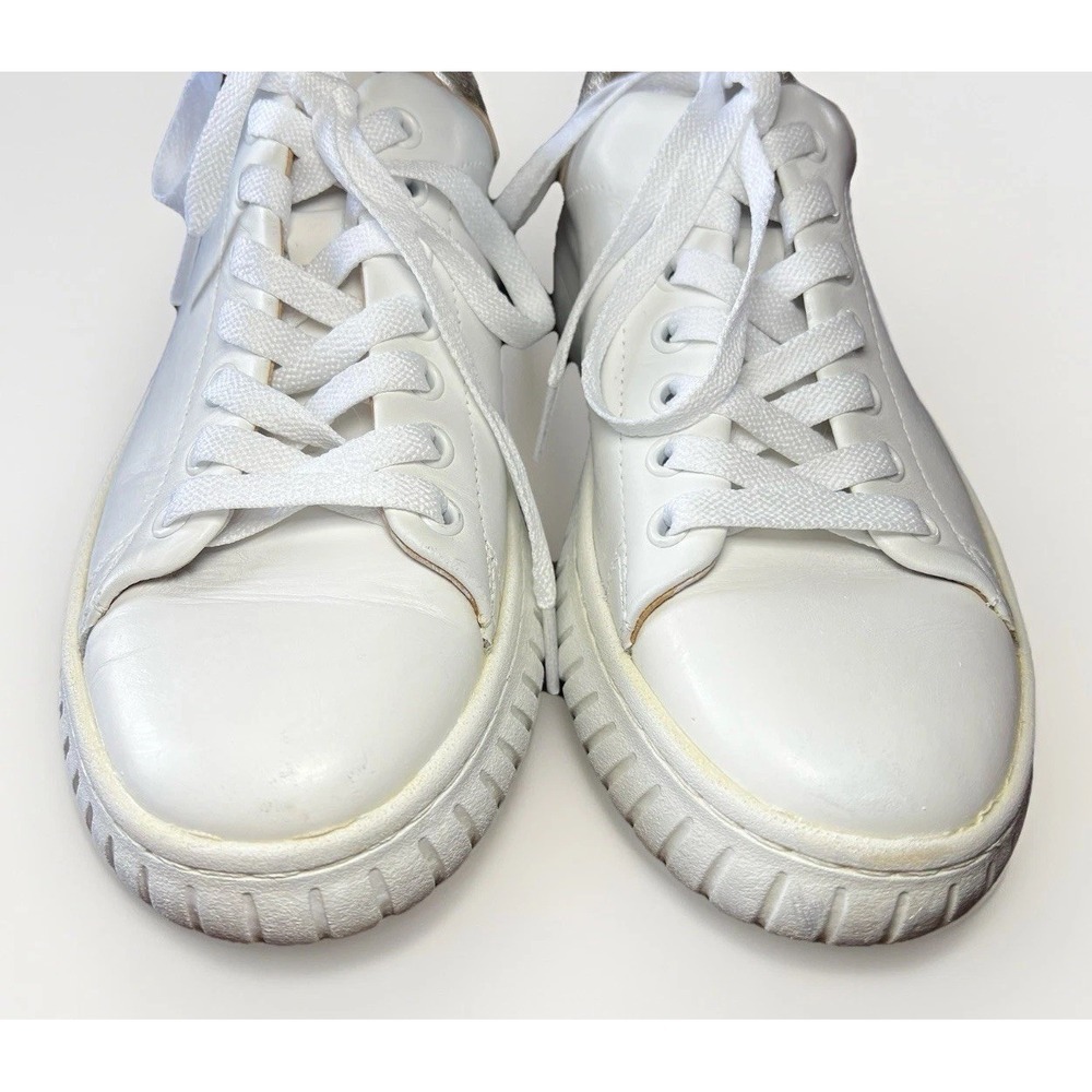 SOFFT Parkyn Women's Shoes White Leather Lace Up Casual Sneakers Size 9 - Picture 4 of 9